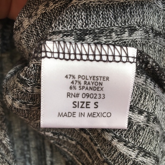 Grey Cold Shoulder Top - Picture 4 of 5